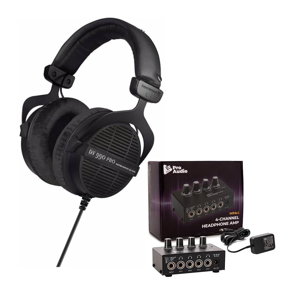 beyerdynamic DT 990 PRO 250 ohm Studio Headphones (Ninja